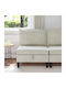Sessel Aus Samt Crem 70x70x82cm