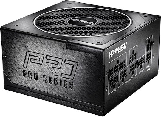 ASRock PRO-M1000G 1000W Μαύρο Τροφοδοτικό Υπολογιστή Full Modular 80 Plus Gold
