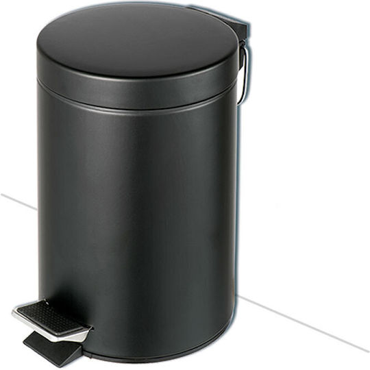 Geesa Inox Bathroom Bin 3lt Black