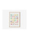 Poster Decorativ Bucătărie Artă Modernă Contemporană Design Macarons Hârtie Foto Lucioasă Print Fără Ramă A4 21 X 30 Cm
