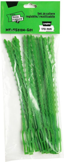 Set 50 Adjustable Reusable Micul Fermier Cable Ties 170mm V