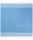 Aquablue Beach Towel Cotton Blue with Fringes 240x200cm