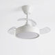 Lineme Ceiling Fan 70cm Transparent / White
