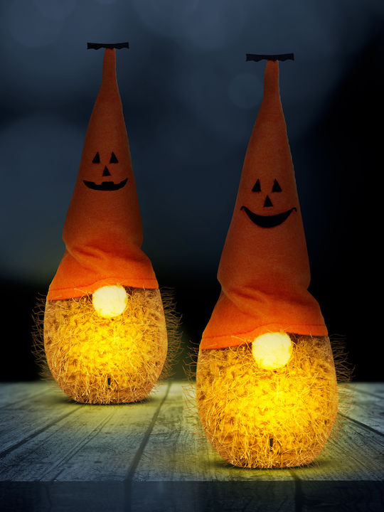 Halloween LED Elf 20 cm Lichtdekoration Textil Warmweiß Licht