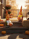 Autumn Decoration Gnome Pumpkin 35 Cm Textile Figurine