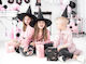 PartyDeco Boo Geschenkverpackung Tasche für Geschenk Rosa 14x8x18cm