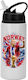 Kinder Trinkflasche 600ml Weiß Schwarz Deckel World Cup 2026 Erling Haaland