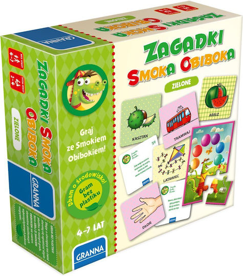 Επιτραπέζιο Παιχνίδι Dragon Obibok's Riddles: Green για 1-4 Παίκτες 4+ Ετών (PL) Granna