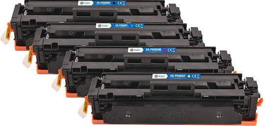 G&G Kompatibler Toner Für Laser Drucker HP Hp 415a Mehrfarbig Mit Chip