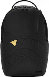 Sprayground Blacked Out Embossed Gold Tooth Backpack Gold