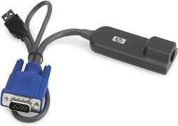 HP 336047-B21 VGA male σε Ethernet female HP 336047-B21 VGA male σε Ethernet female