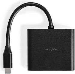 Nedis Hub USB (USB-C) CCGB64770BK01 Nedis Hub USB (USB-C) CCGB64770BK01