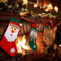 Weihnachtliche Dekorationssocken mit Weihnachtsmann / Rentier (Verschiedene Designs oder Farben)