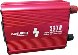 Invertor Auto 360W Conversie 12V DC 220V AC Monofazat GD-360W OEM Invertor Auto 360W Conversie 12V DC 220V AC Monofazat GD-360W OEM