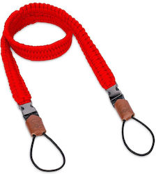 C-rope Curea De Cameră Traveler Paracord 140cm Roșu Aprins C-rope Curea De Cameră Traveler Paracord 140cm Roșu Aprins