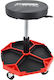 Workshop Stool Round Adjustable Wheels Aw-tools