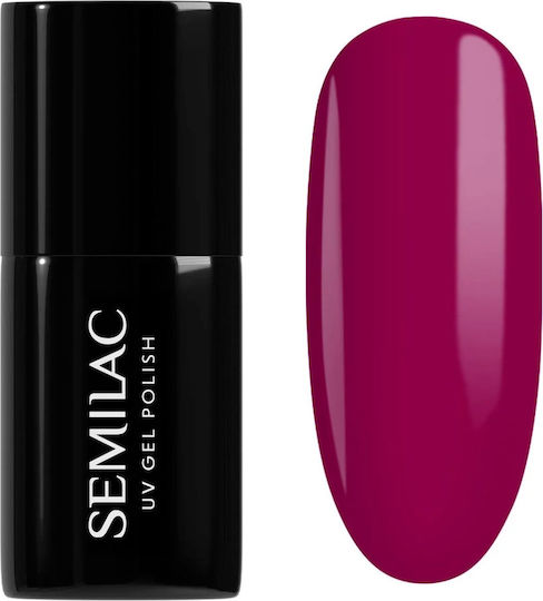 Semilac Полутраен Лак за Нокти 436 Powerful Burgundy 7ml