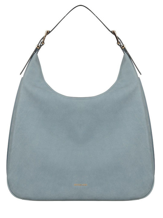 Michael Kors Leather Women's Shoulder Handbag Blue