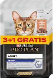 Nestle Мокра храна за котки в Чантичка със Сьомга 4x85gr Nestle Мокра храна за котки в Чантичка със Сьомга 4x85gr