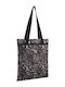 W Pop Fabric Women's Tote Bag Black