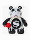 Drippy Panda Moneybear Fabric Women's Backpack Black