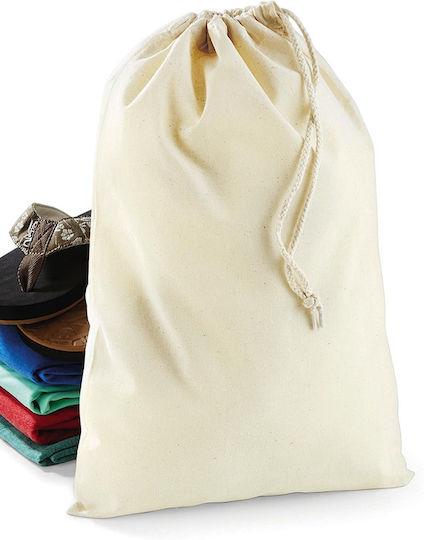 Westford Mill Fabric Gift Pouch Beige 115cm