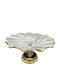 Decorative Glass Gold Platter 32x17cm
