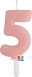 Birthday Candles Numbers Pink