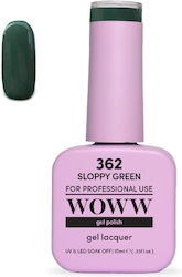 Woww Cosmetics Gel Nagellack Sloppy Grünes 10ml