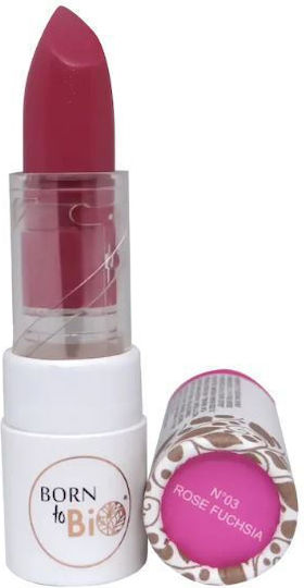 Born To Bio Lippenstift Nr.3 Rose Fuchsia 3,5g