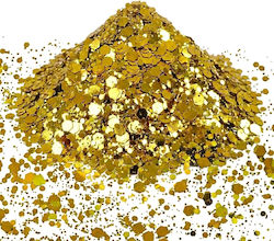 Glitter Χρυσό Chunky Mix 20gr