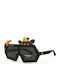 Kiddos Unbreakable Square Kids Sunglasses with Polarized Lens Yellow