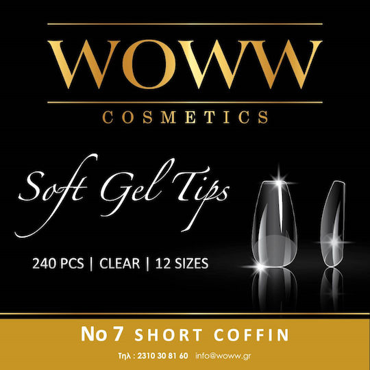 Woww Cosmetics Tipsuri unghii false 240 buc 5449