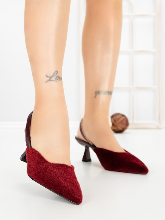 Kalapod Kalapod Pumps mit Mittelhohem Burgundis...