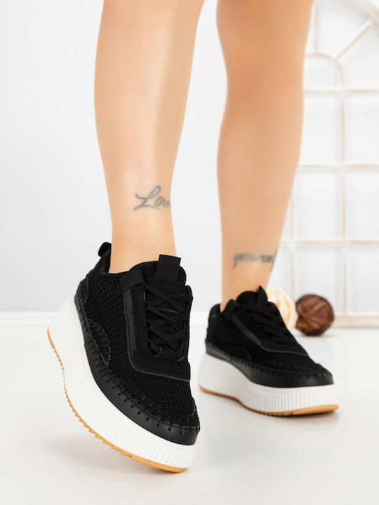 Kalapod Adidași Flatforms Pentru Femei Negri