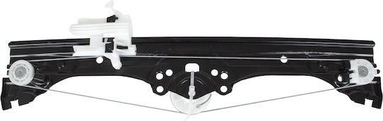 Fiat 500 2007 Electric Window Regulator Without Motor Front Left