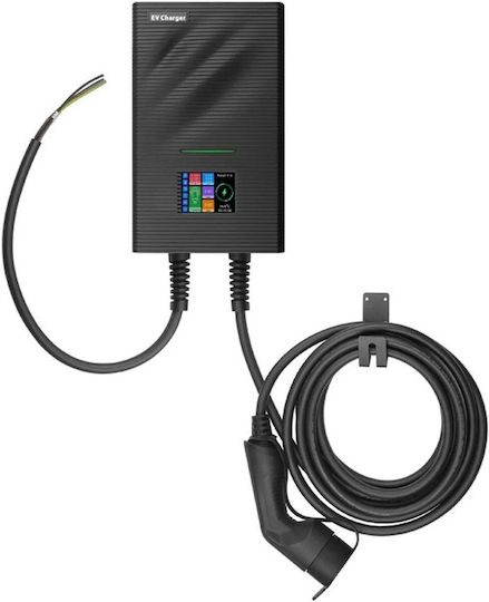Besen Încărcător Montat pe Perete Trei Faze 22kW cu Cablu Încorporat 6m Tipul 2 (SQW45-22KW-APP)