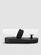 Women's Flat Sandals Flatforms Black
