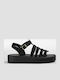 Γυναικεία Σανδάλια Gladiator Flatforms Μαύρα