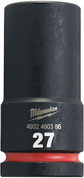 Milwaukee Long Pneumatic Socket with 3/4" Frame Host