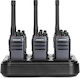 Pack 6 Dynascan Eu-55 Επαγγελματικά Pmr-446 + Πολλαπλός Φορτιστής 6 Θέσεων