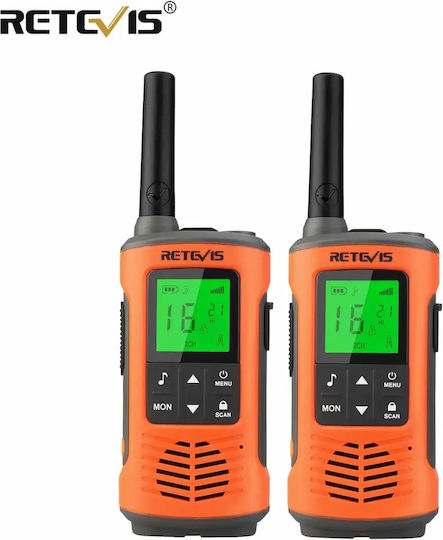 Retevis Rt45p Wasserdichter Ip67 CB- und Zwei-Wege-Funkgeräte Pmr446 Reichweite Bis Zu 3km Set 2 Stücke