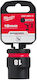 Milwaukee Pneumatic Socket with 1/2" Frame Host Diameter 18mm