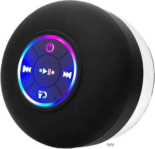 Spv Ts Ηχείο Mini Bluetooth Βεντούζα Mini Bluetooth Speaker Suction Cup 9x4cm