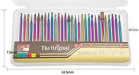 Rainbow Rainbow Nagelfräser-Bits Set 30 Stück