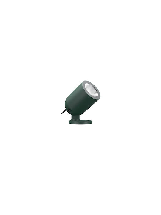 VK Lighting Outdoor LED Floor Lamp for Outdoor Use 12W with Warm White Light IP65 Green