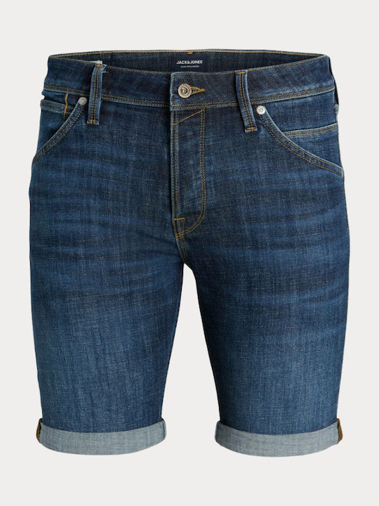 Jack & Jones Jjirick Men's Denim Shorts Dark Navy