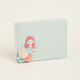 Beauty Home Baptism Guest Book Mermaid Canvas Side