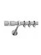 Best Bara Metalică pentru Perdele B025 Dublă cu Șină Φ20mm 160cm Best