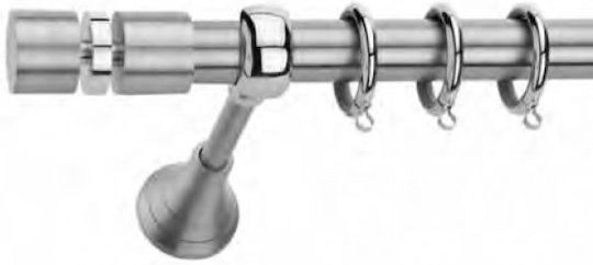 Best Metallisches Vorhangstange B025 Doppel mit der Eisenbahn Φ20mm 160cm